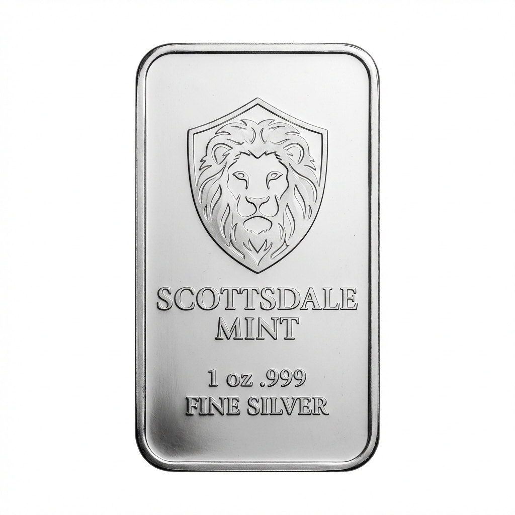 Scottsdale Mint 1 Ounce Silver Bar