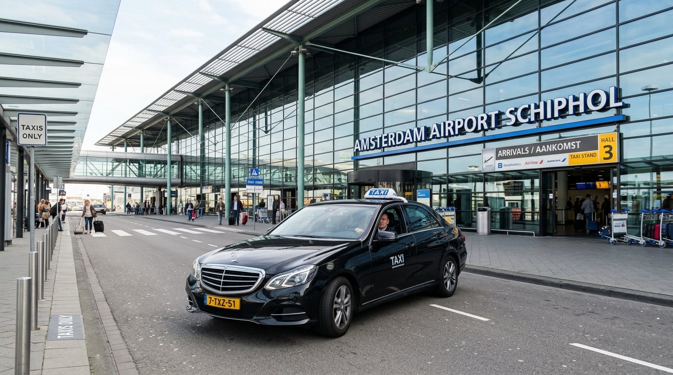 Taxi naar Schiphol Airport vanuit Utrecht