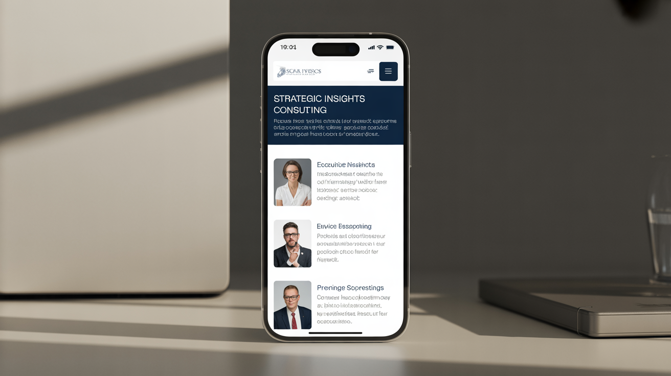 Strategic Insights Consulting mockup 2
