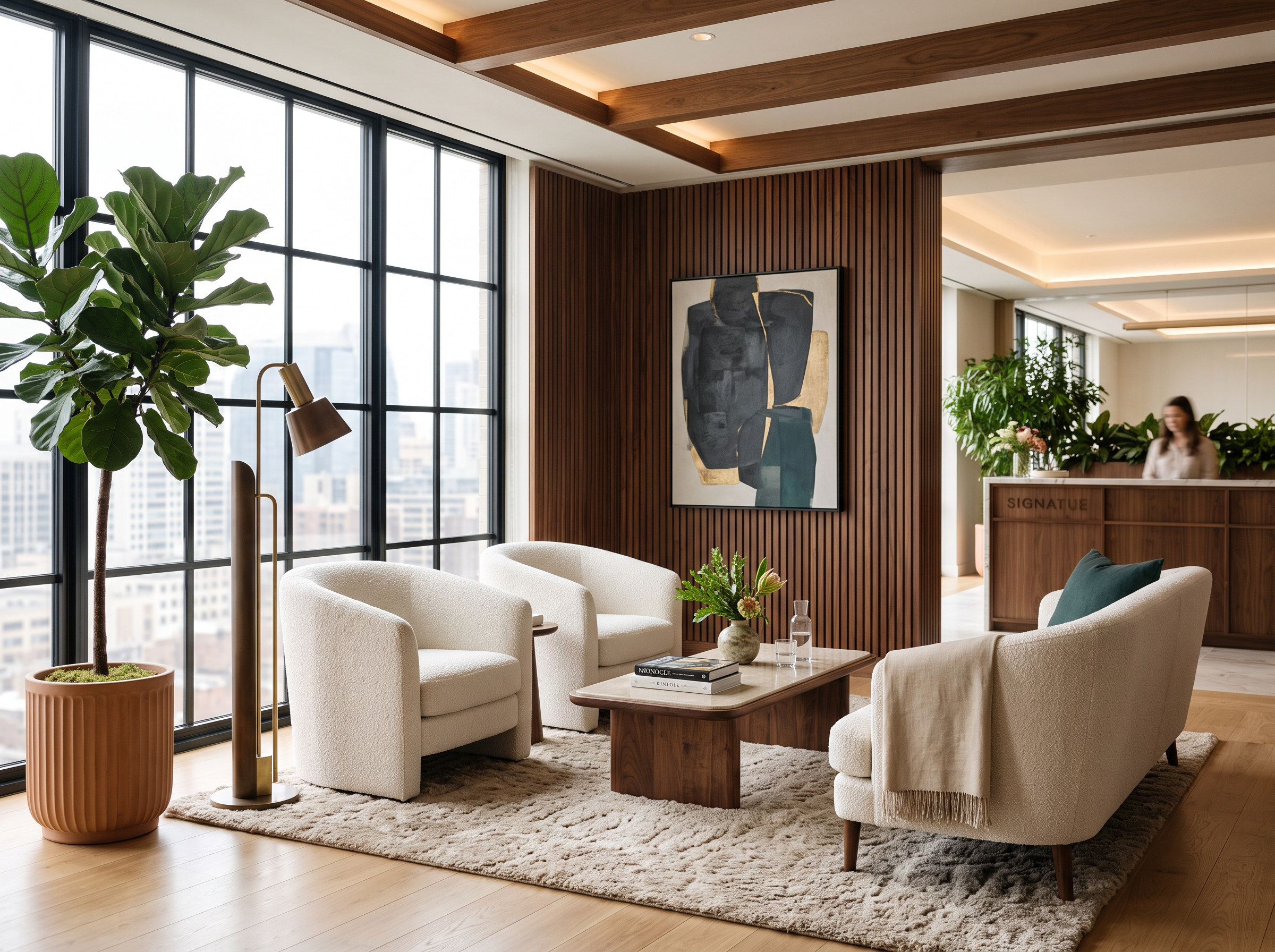 Client suites in a KioskMate virtual office