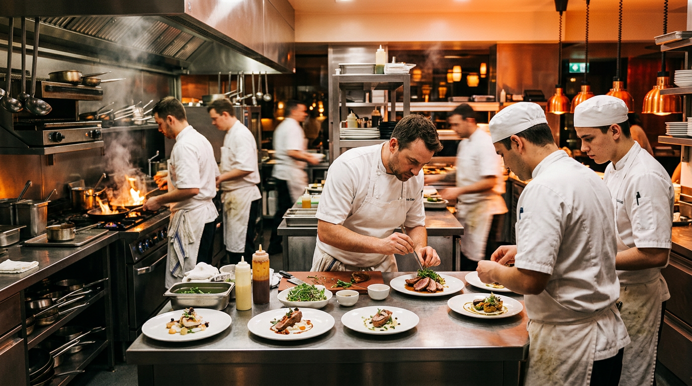 Organizzare la cucina e la brigata del ristorante
