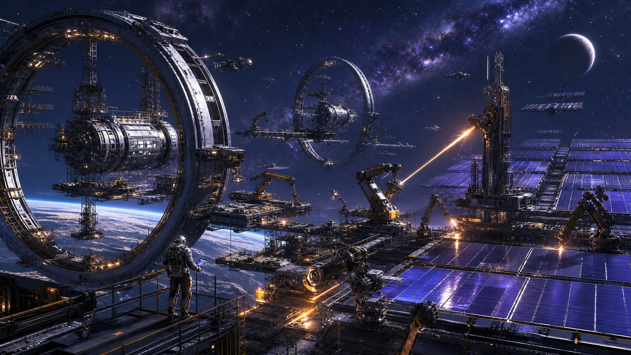 The Orbital Scaffold: Building Humanity's First Permanent Space Infrastructure