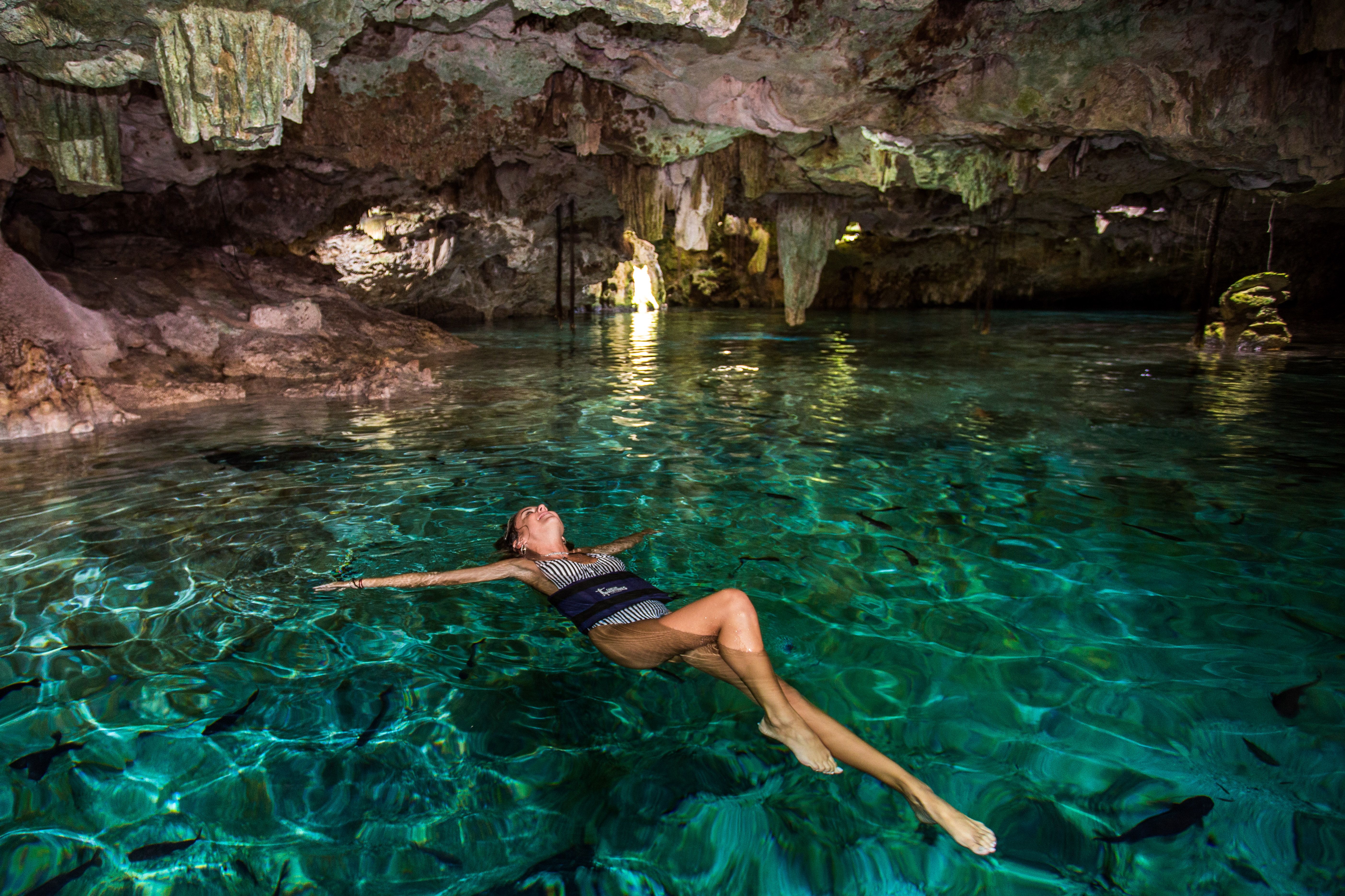 Cenote en la Península de Yucatán