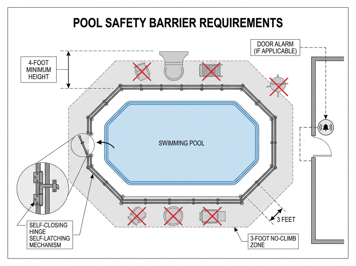 Reference: Pool Safety Barrier Requirements