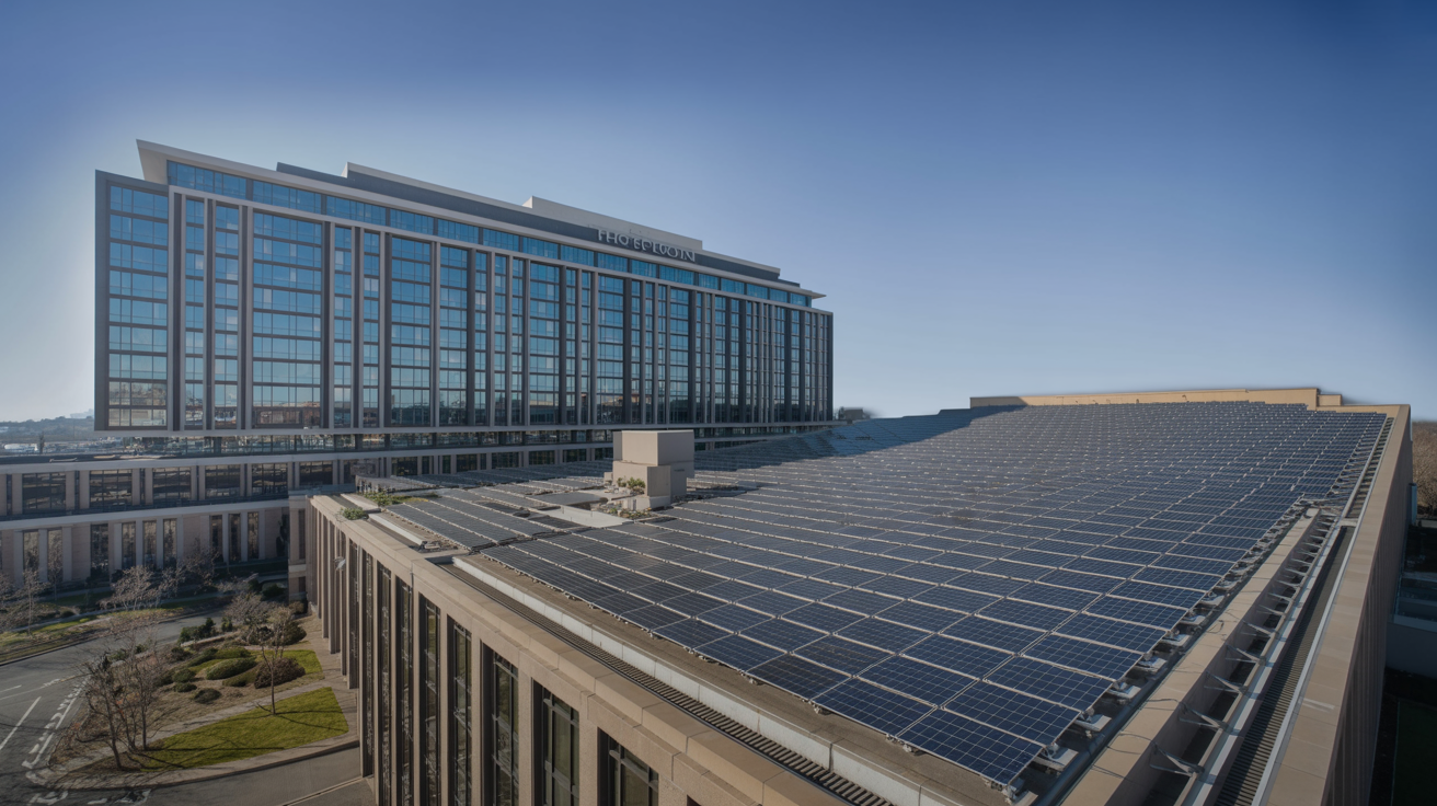 Instalación solar hotelera