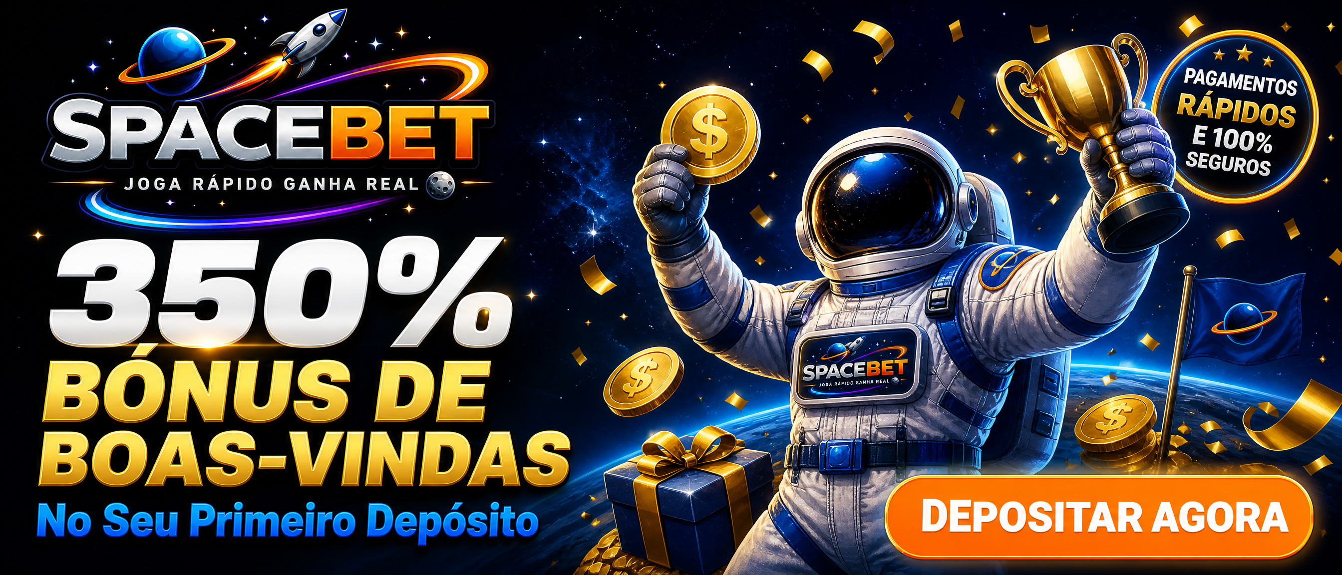SpaceBet 350% Bónus de Boas-Vindas