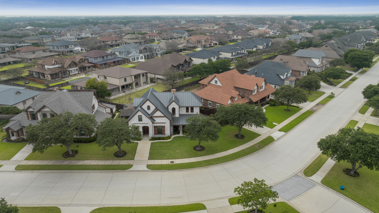 Beautiful residential neighborhood