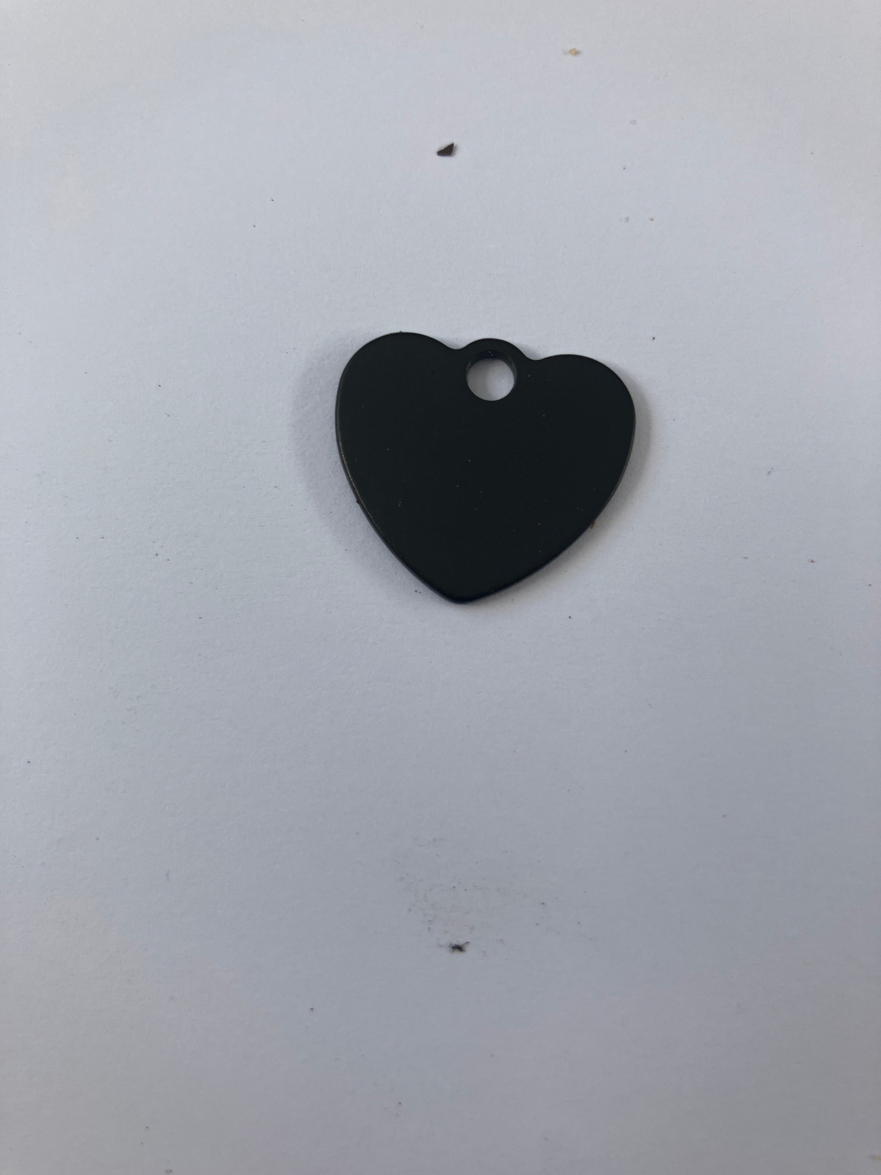 Heart shaped pet tag