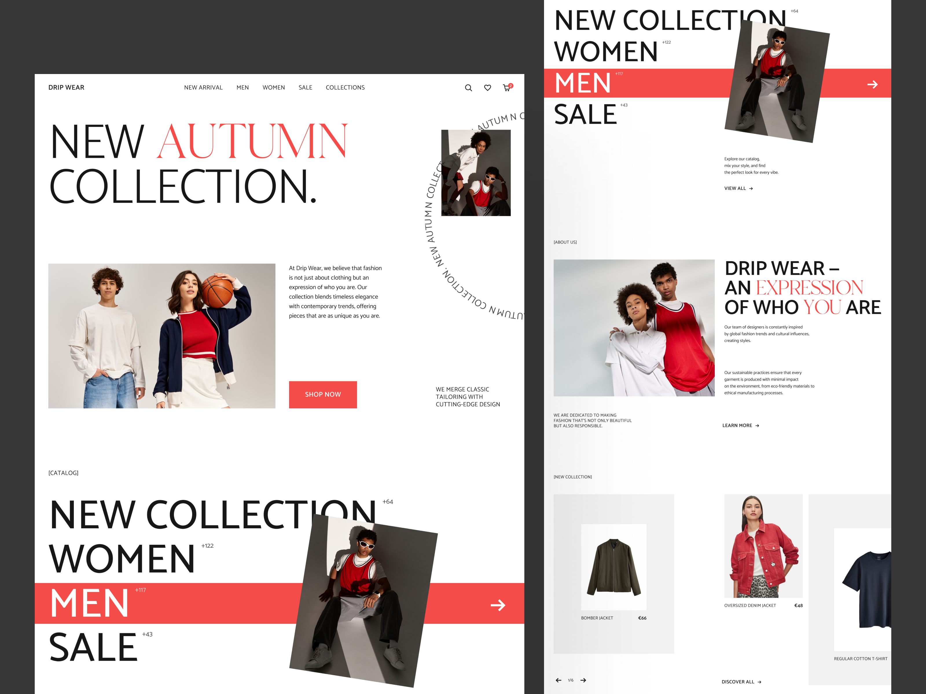 Mẫu website Luxe Fashion - Thời trang