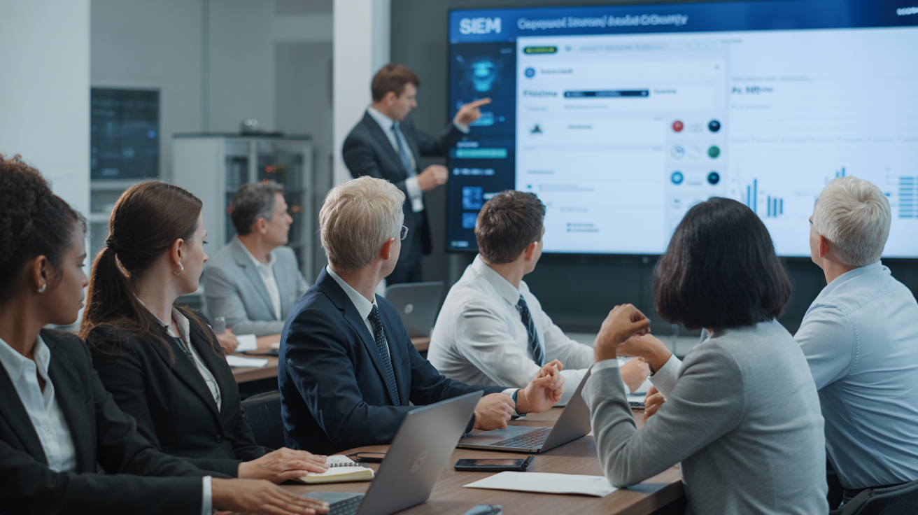 Corporate cybersecurity training environment with professionals learning security tools