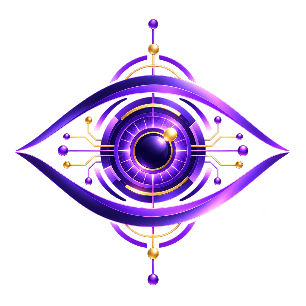 AL RUYA logo — stylized eye emblem