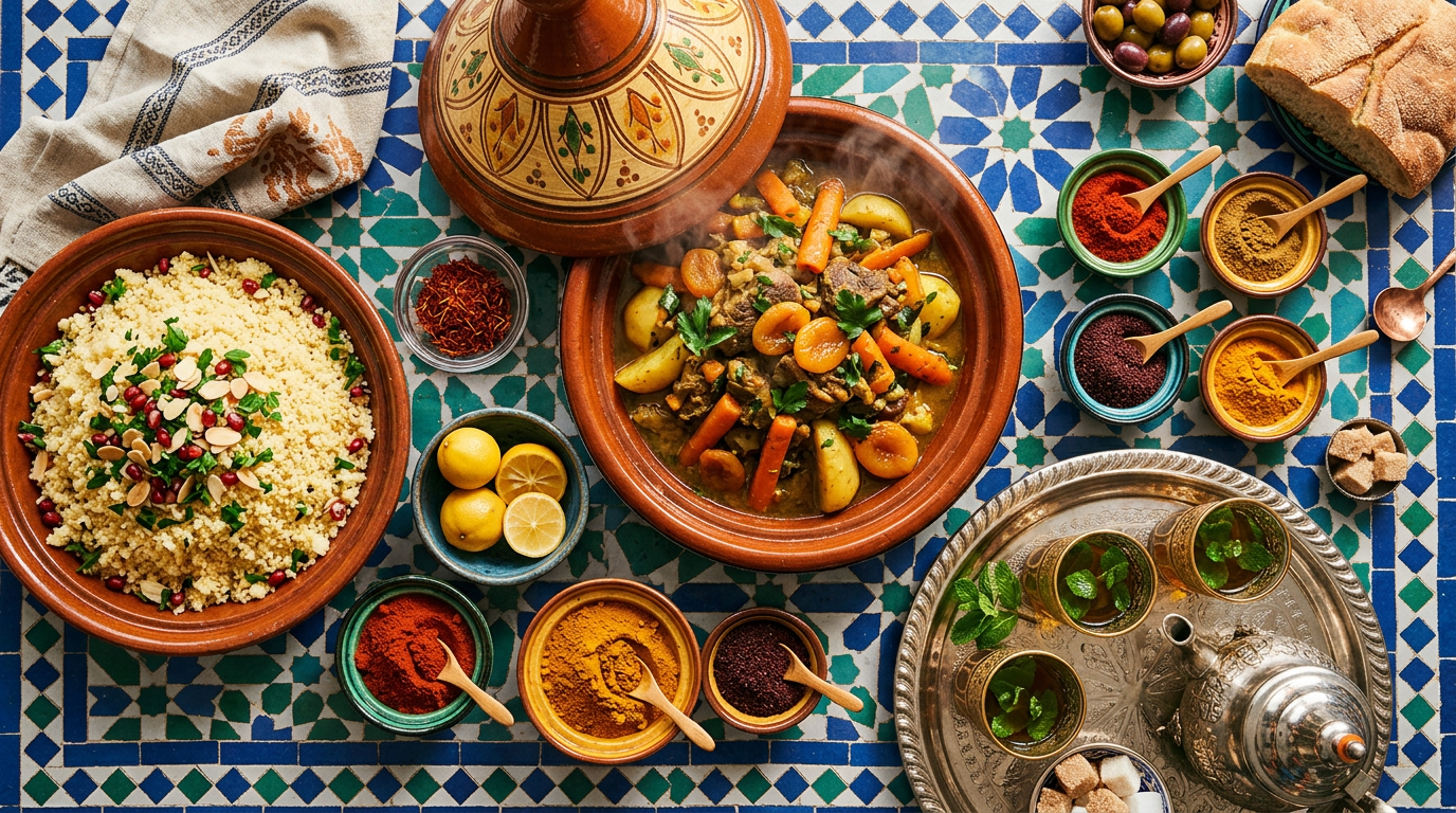 Moroccan cuisine — signature dishes and ingredients
