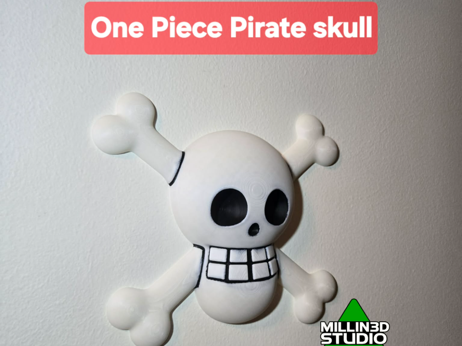 One Piece Jolly Roger Wandhalterung