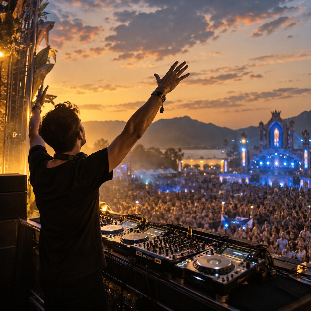 Trillyway performing live at an outdoor festival