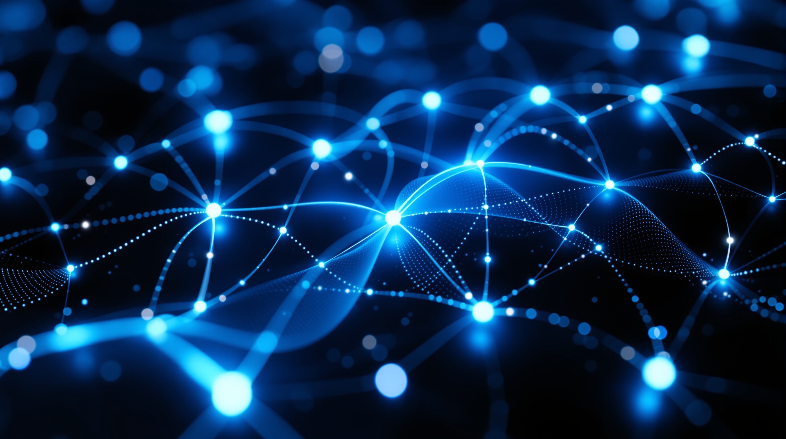 Abstract network connections representing secure communication