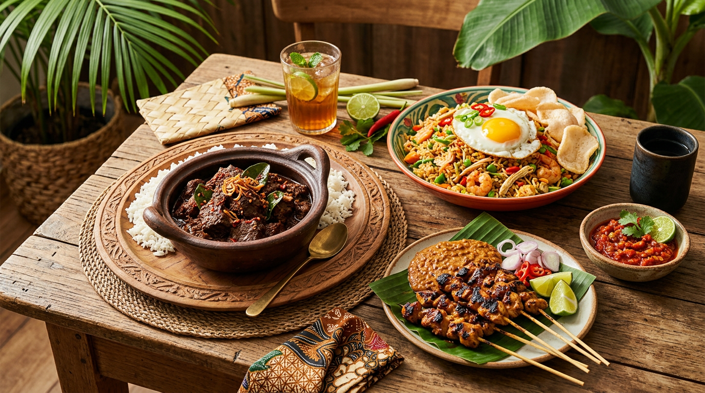 Indonesian cuisine — signature dishes and ingredients