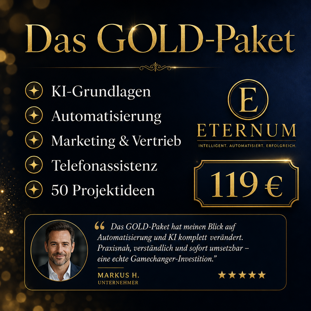 ETERNUM KI-Komplettsystem GOLD Werbemittel 3