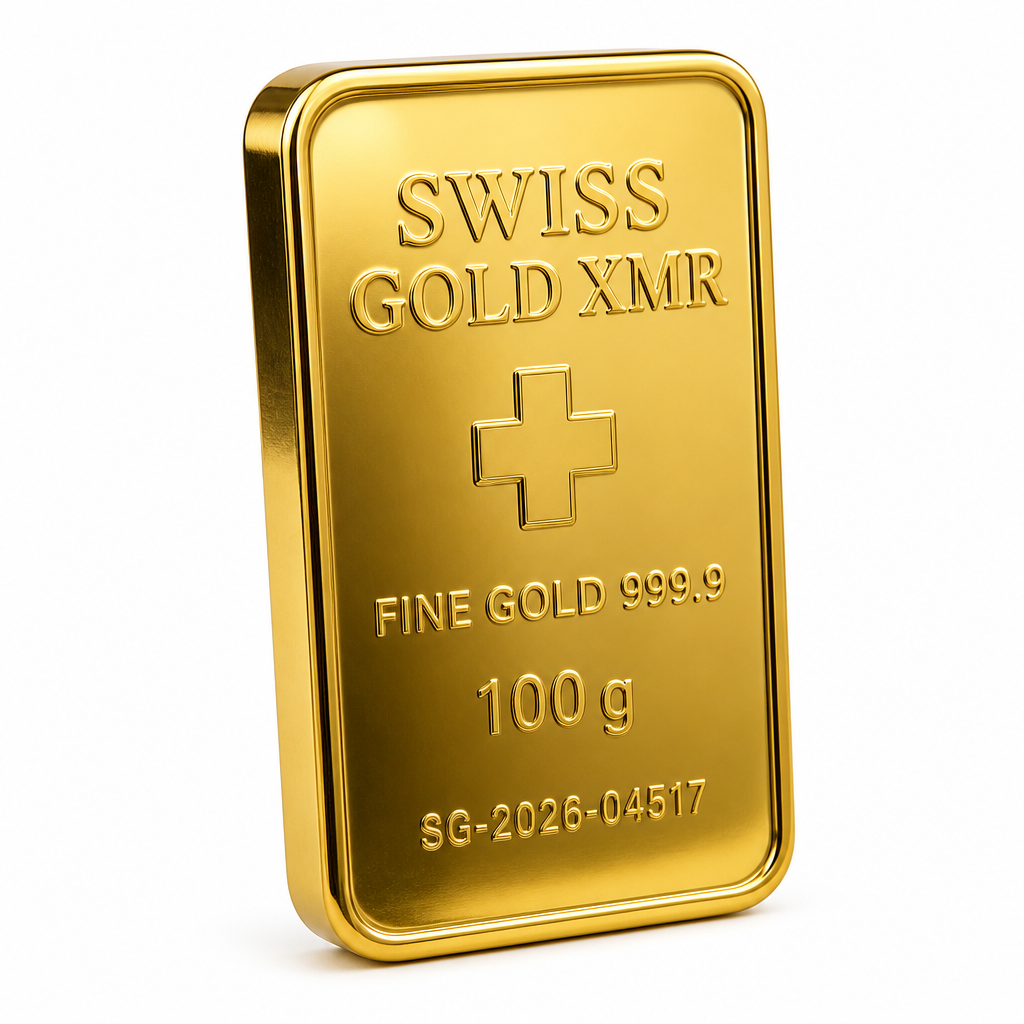 Premium gold bars stacked in dramatic lighting