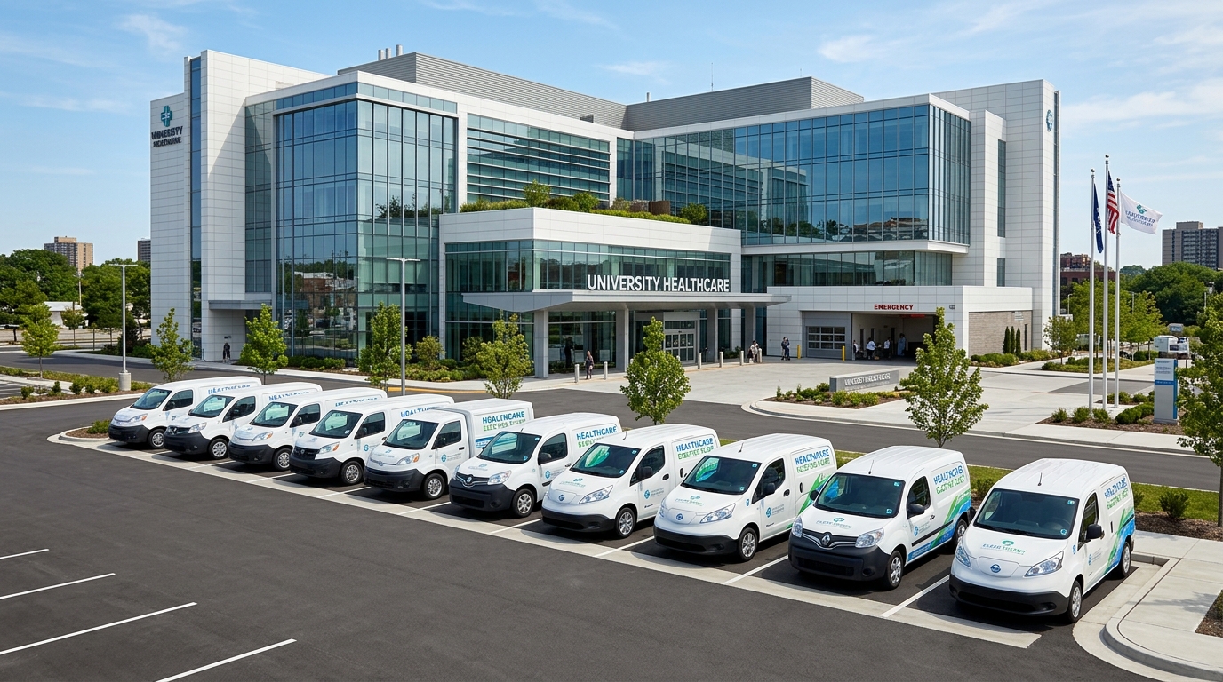 Flotte électrique pour centre hospitalier