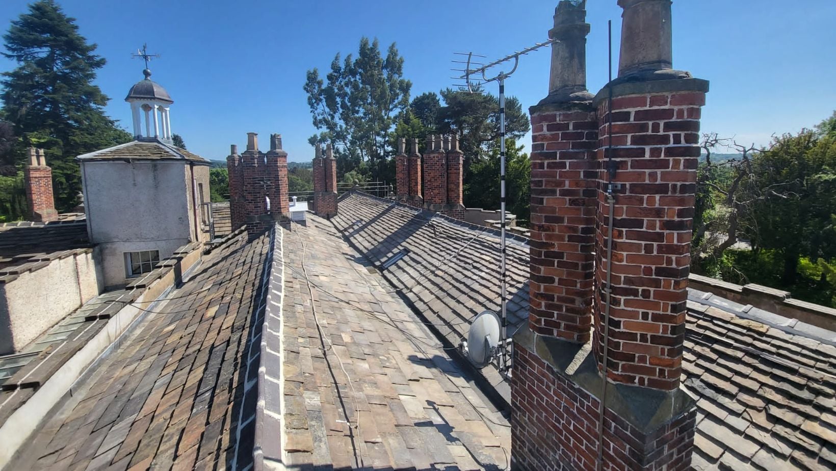 Victorian house roof restoration project