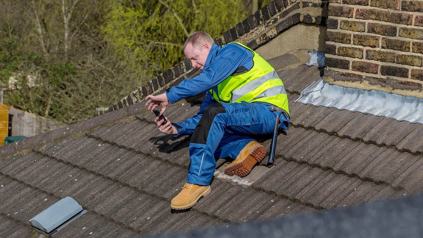 Roof Repairs work example 1