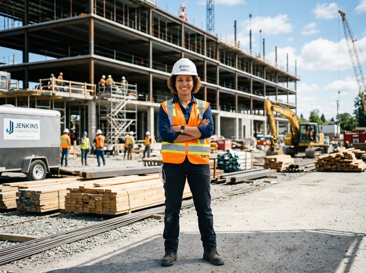Lindley Company owner at job site