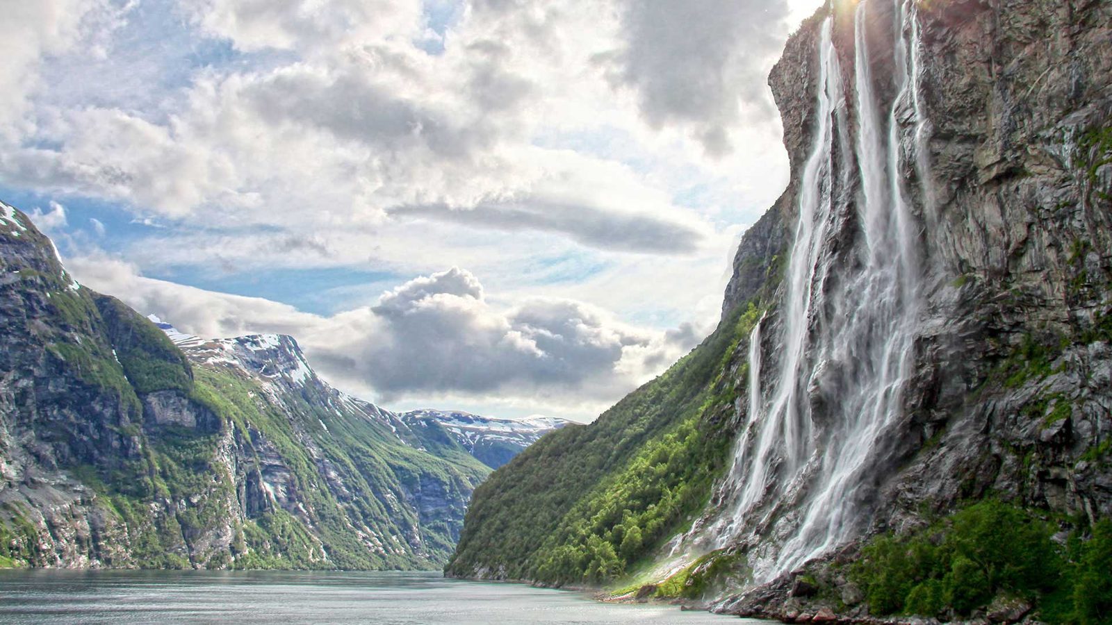 Fjord de Geiranger en Norvège