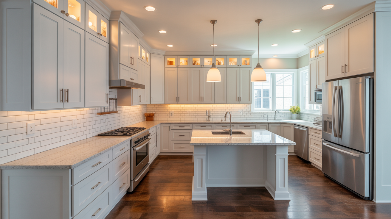 Mid-range semi-custom kitchen renovation
