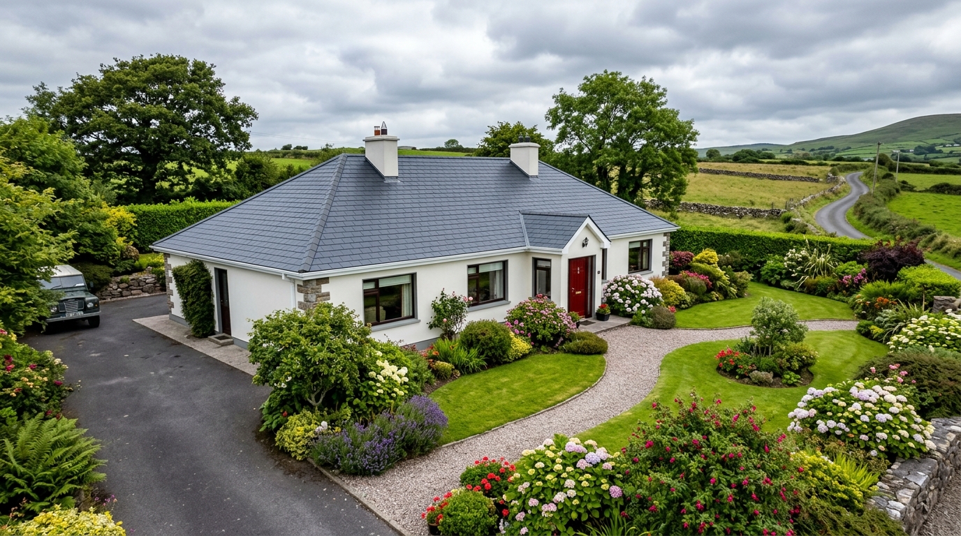 Roof Cleaning work by Irish Shine