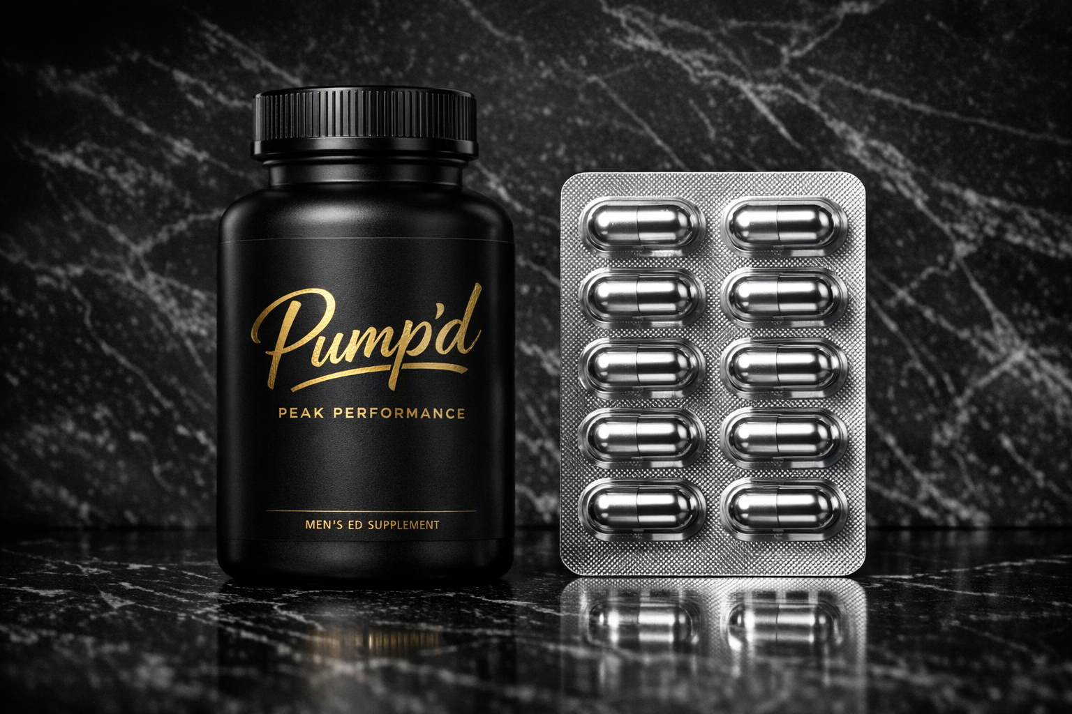 Pump'd Silver Capsule Bottle