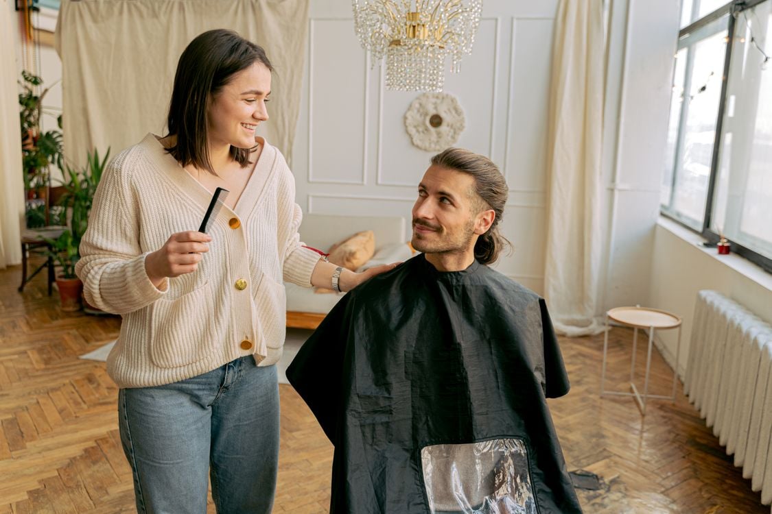 Website voorbeeld: Kapsalon De Knip
