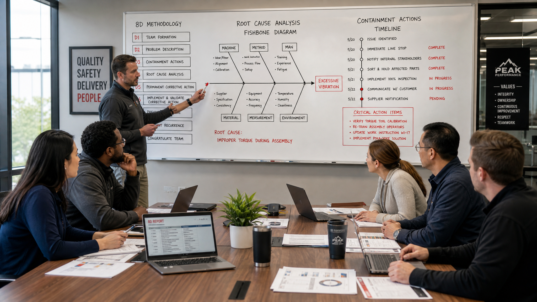 The 8D Problem-Solving Methodology: A Structured Approach to Eliminating Root Causes