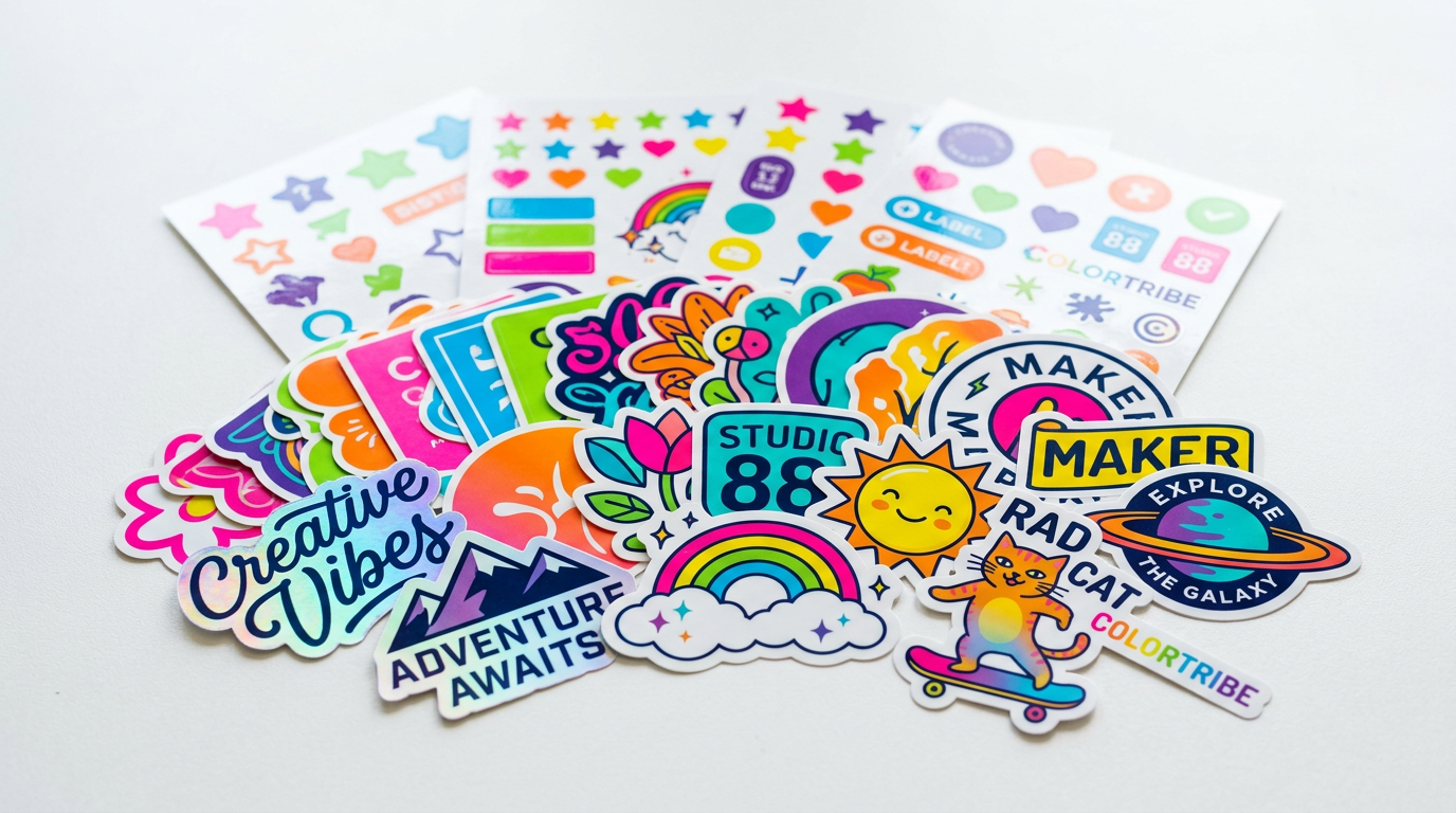 Sticker Printing services at Magic Print and Copy in North Vancouver