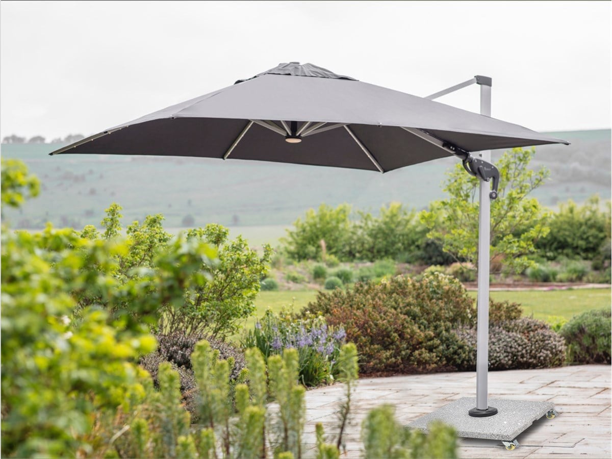 Athena 3m Cantilever Parasol (Grey)