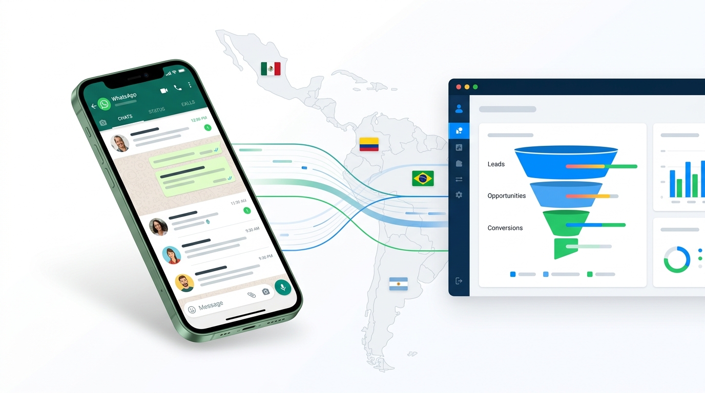 Los 7 mejores CRM para WhatsApp gratis en 2026 (Guía LATAM)