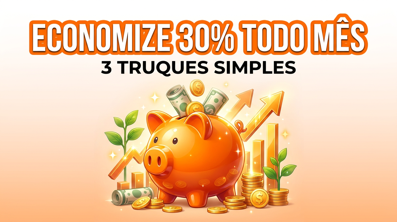 3 truques simples para poupar 30% do teu salário todos os meses