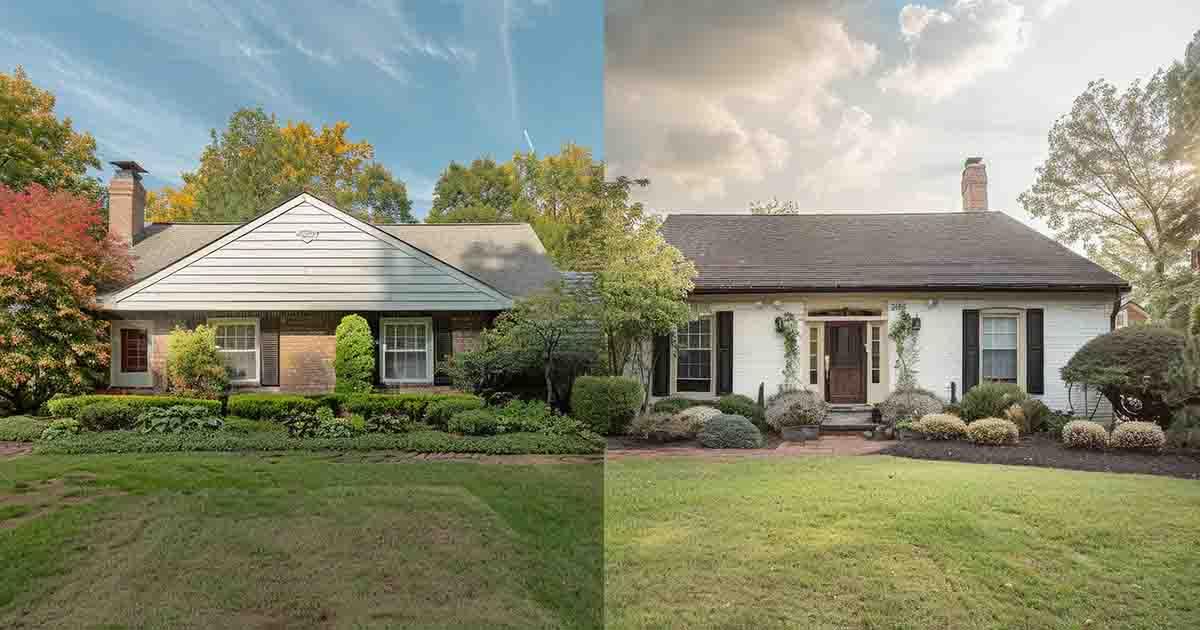 Ev Dış Cephe Modernizasyonu - Öncesi Sonrası Tadilat