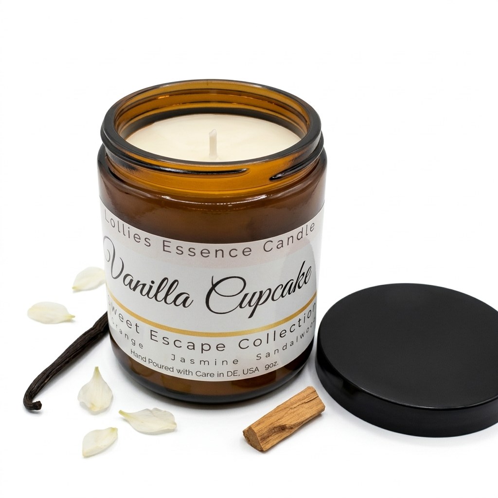 Vanilla Cupcake Candle thumbnail 2