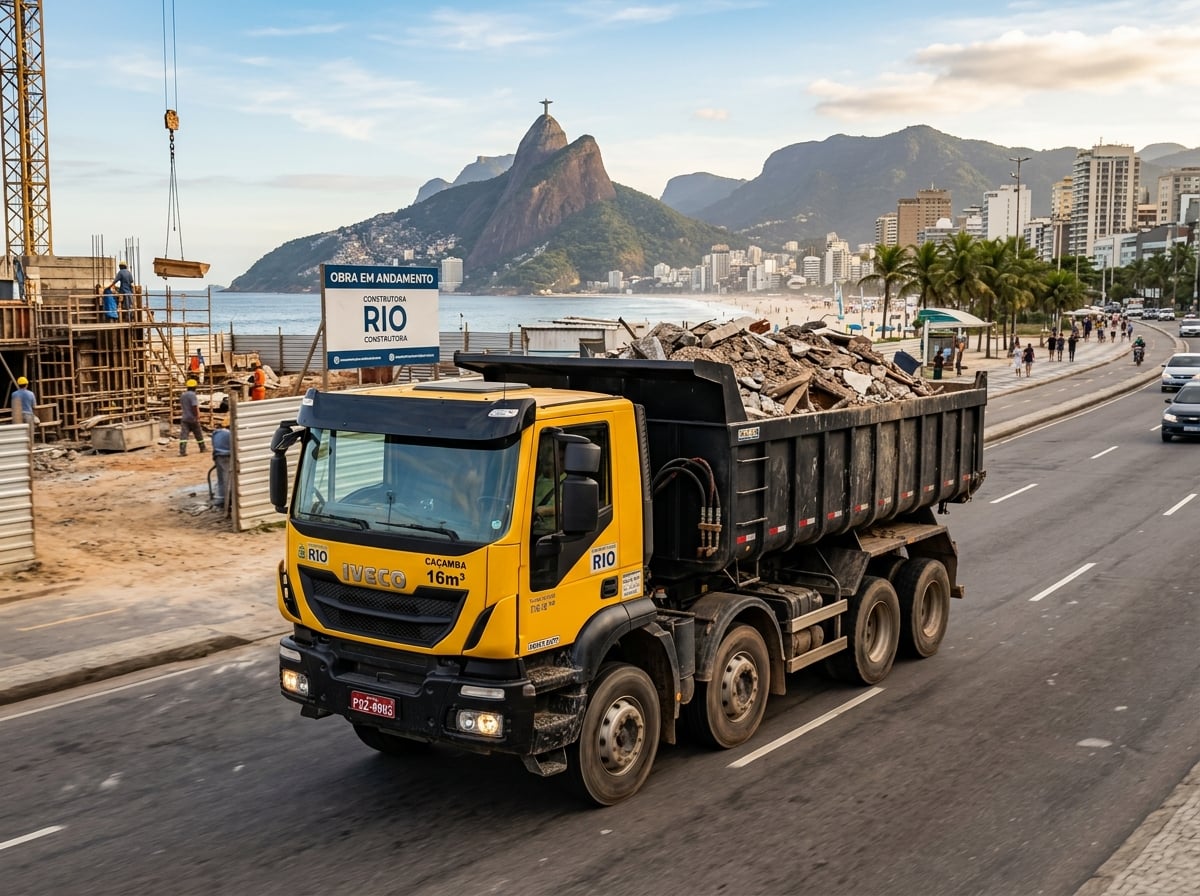 Caminhão Caçamba 26m³