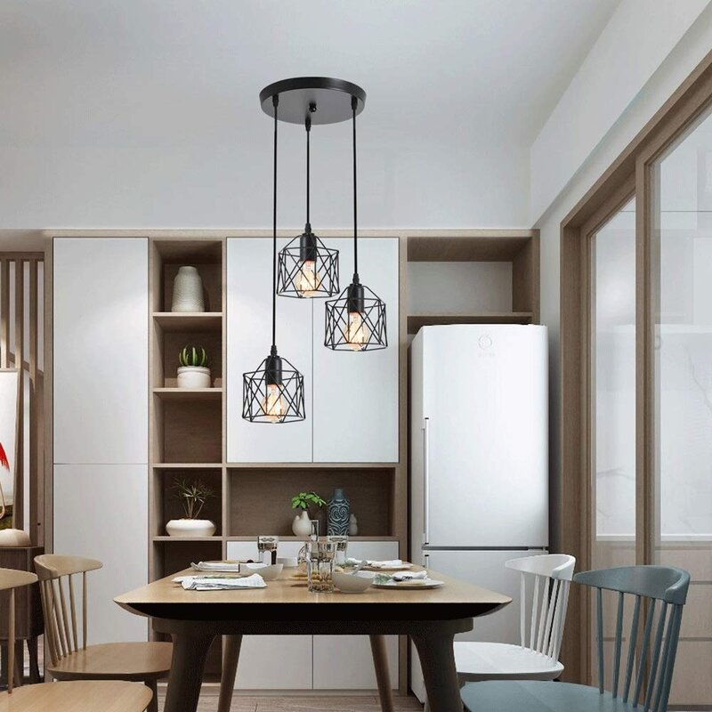 Geometric Cage Pendant Light