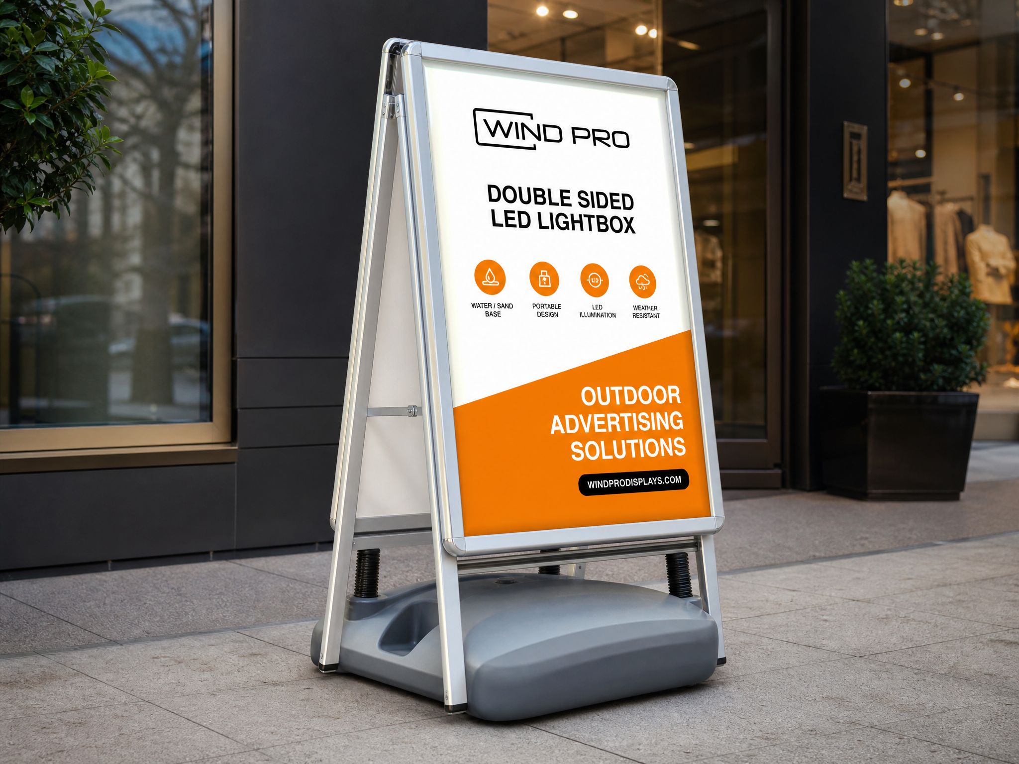 Wind Pro Lightbox (Dış Mekan / Ayaklı)