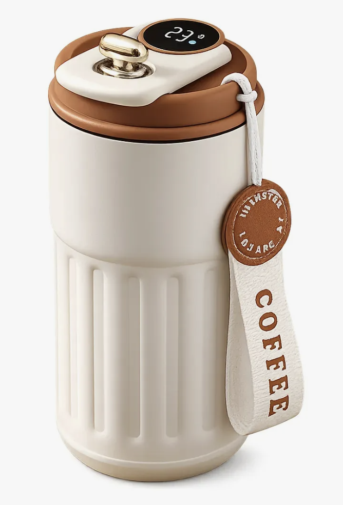 Copo Térmico 450ml Café com Display Digital