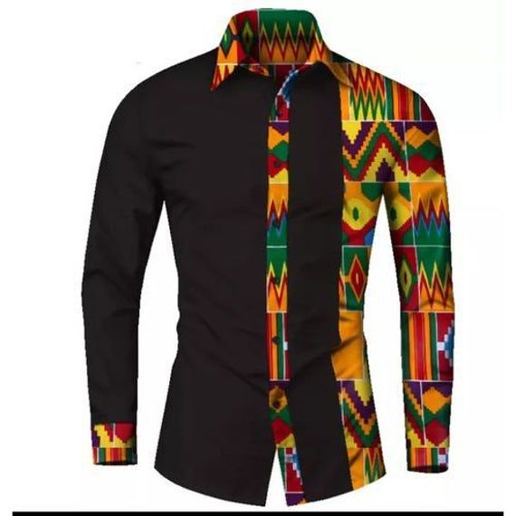 Traditional Kente Print Shirt