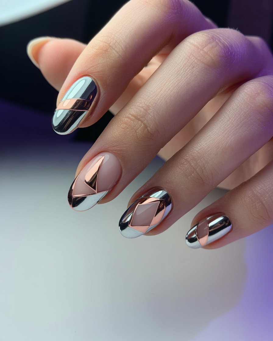 Nail Art Geométrica