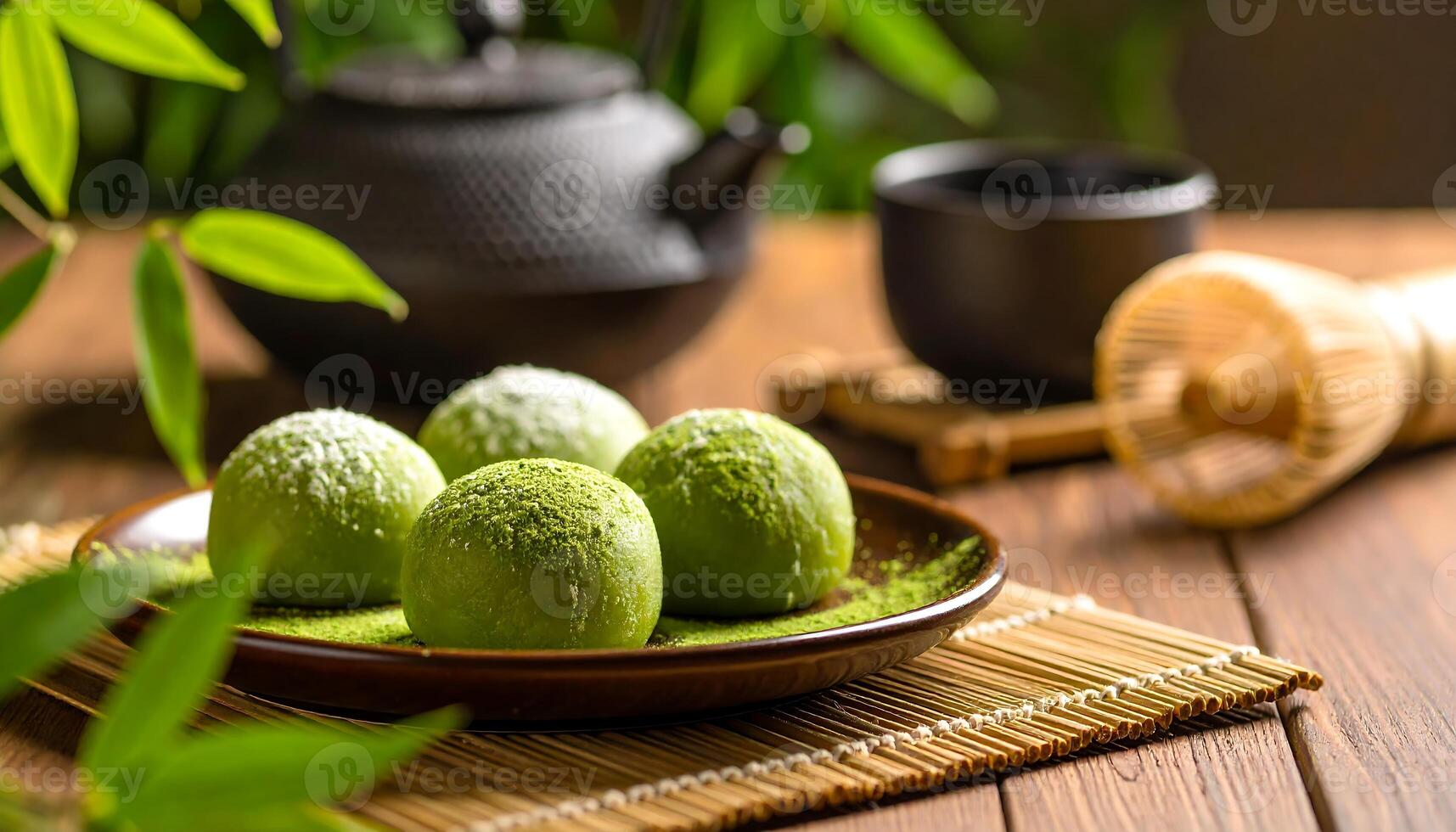Matcha Mochi with Cannabis White Chocolate