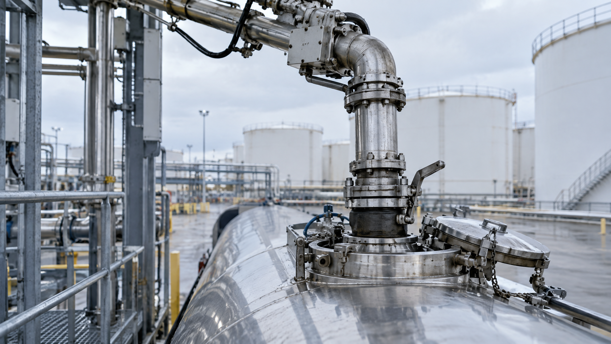 Diesel fuel loading at terminal