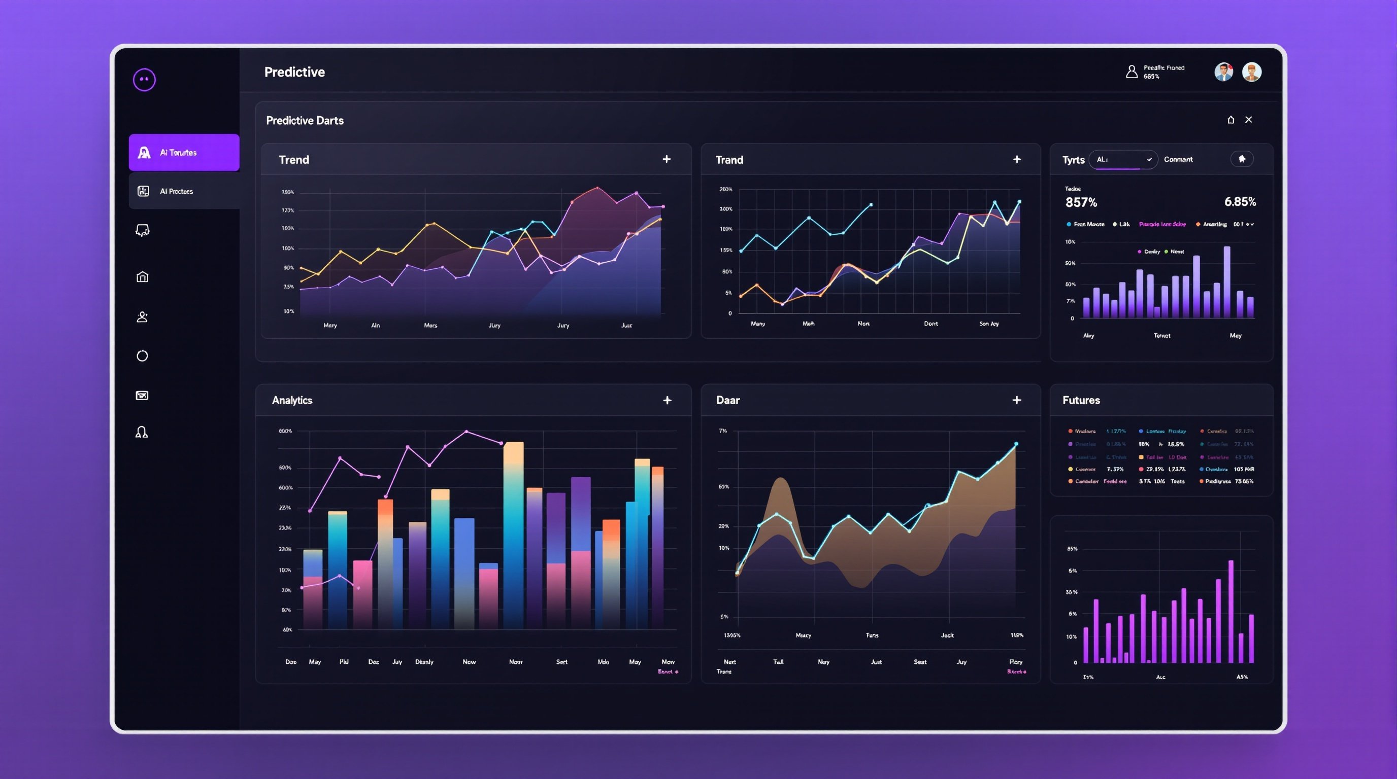 Predictive analytics dashboard