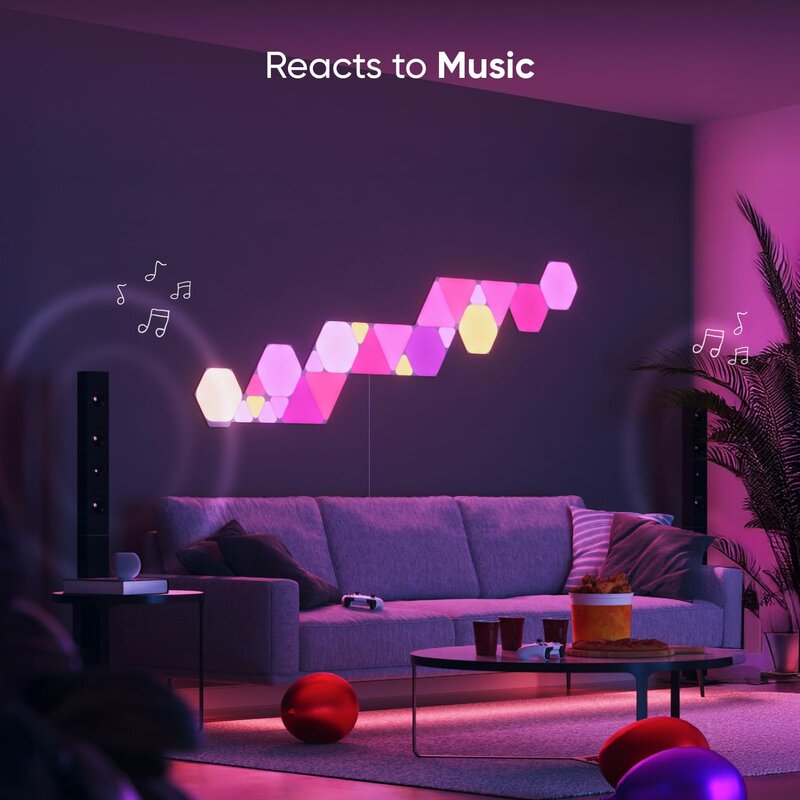 Smart Hexagon LED Wall Panels