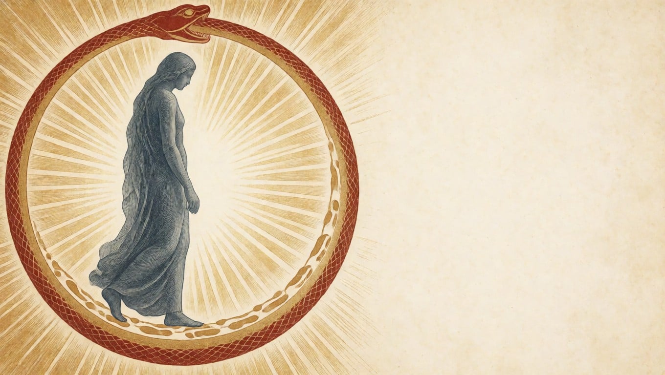 Ouroboros, serpiente mordiéndose la cola, ciclo sin salida