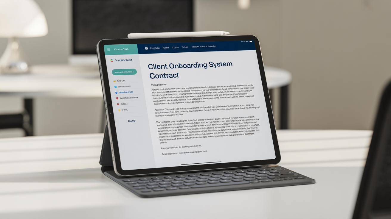 Client Onboarding System for Designers